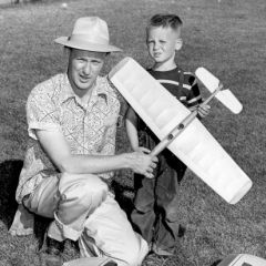 Photo of Rudi Aron and his son, Jimby