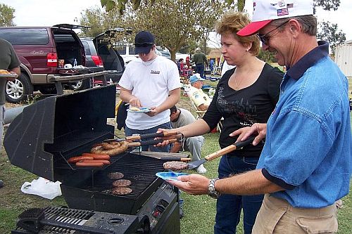 Photo of Dave at the BBQ