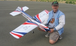 Photo of David Fitzgerald with his new Thundergazer